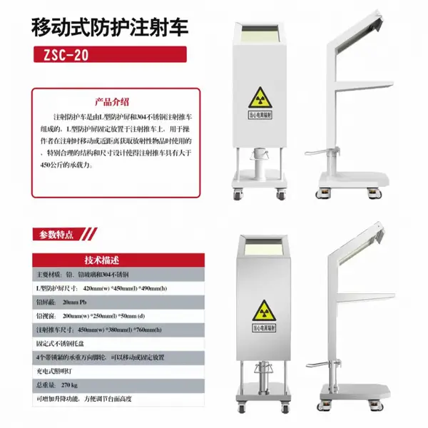 移动衰变防护箱移动注射车同位素适配适配碘131科室