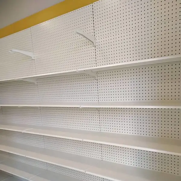 便利店金属架子 超市加厚货架 强承重粮油展柜 木质展柜定制