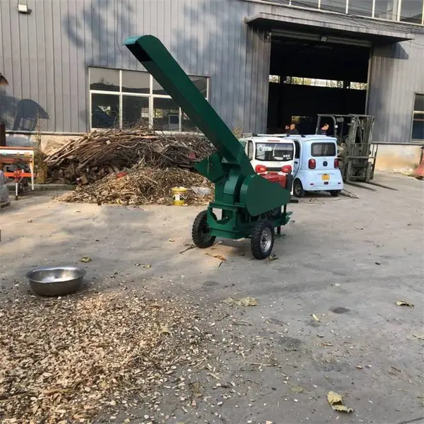 小型毛竹切片机 盘式木头圆木削片机 园林绿化树枝树叶粉碎机