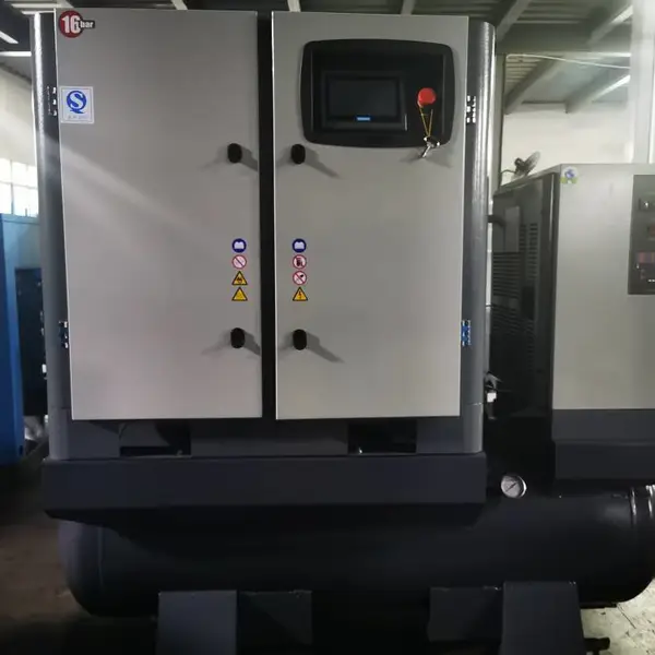 煜顶风激光切割机一体静音永磁变频螺杆式空压机16公斤7.5/22KW