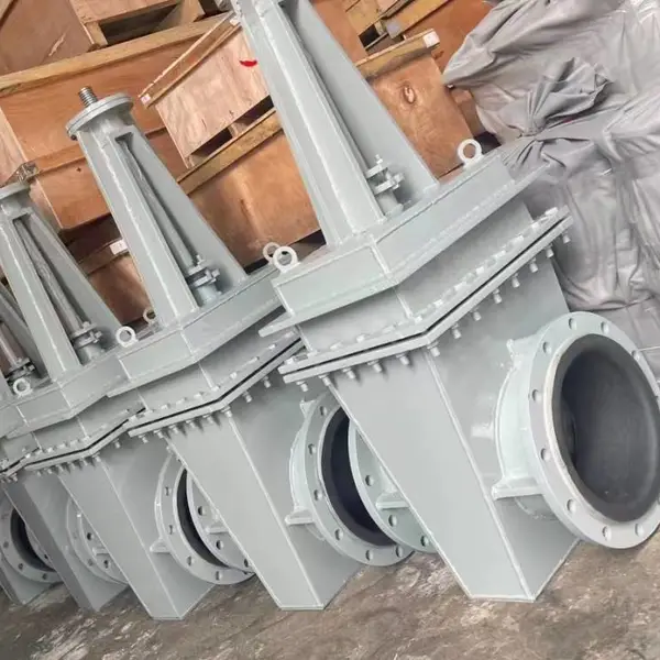 Z42J-25C 冶金 矿山 发电 煤炭手动衬胶双面密封闸板阀 结构长度短