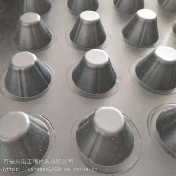 供应高强度3公分车库顶板HDPE排水板25高塑料疏水板厂家