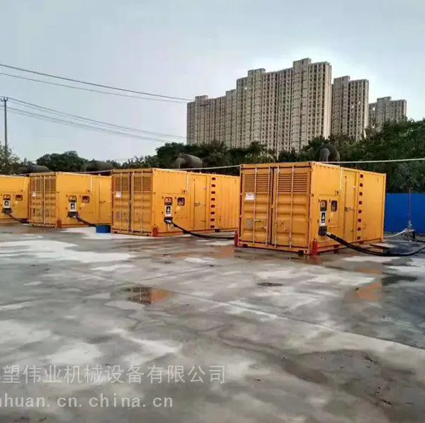 文安柴油发电机出租多型号发电车租赁电缆线出租