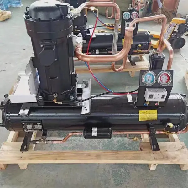 冻结库博泽制冷水冷冷凝机组12匹4YG-12.2交货快