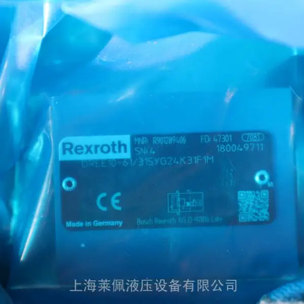 R901289406 DREE10-61/315YG24K31F1M DREE10-60/315YG24K31F1M DREE10-6X/315YG24K31F1M 力士乐比例阀