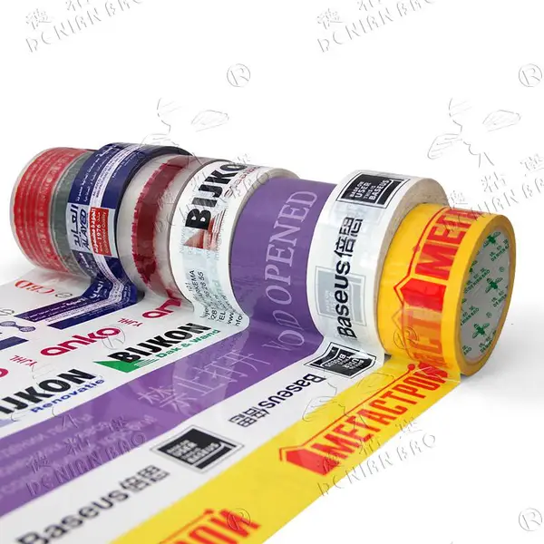 广东德粘堡彩色印字胶带,封箱胶带,文具带