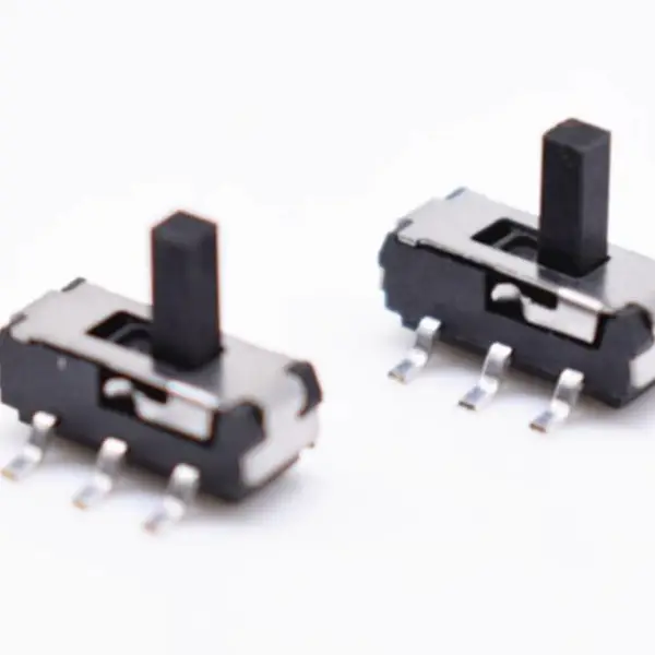 SS04E-C-200G2二档拨动开关-MINI拨动开关 侧三脚DIp插件
