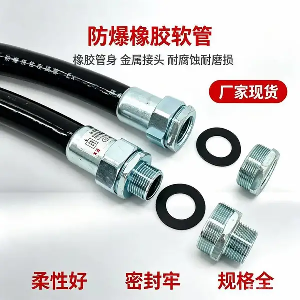 BNG 防爆软管 工业布线缓冲减震适配安装偏差的走线软管