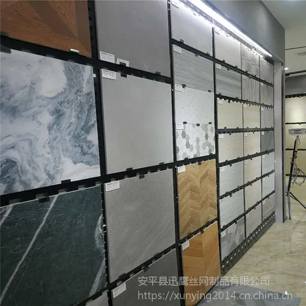 迅鹰展架展柜 瓷砖洞洞板展架 郑州市陶瓷展板展架