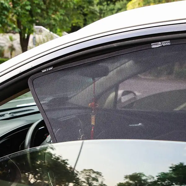 奇瑞单层卡式磁性汽车窗帘_福鑫汽车_吉澳_长安_记忆钢_福田