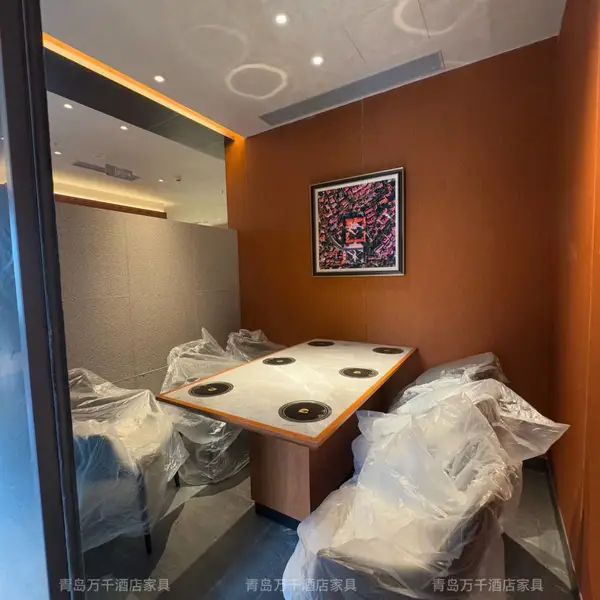 烤肉店桌椅火锅桌餐饮家具饭店餐桌酒店家俱定制定做厂家找华誉