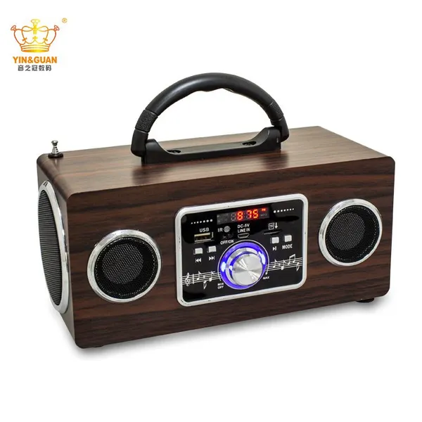 好音质 MUSICCROWN 迷你可爱手提TF 插卡FM 收音音箱 CE FCC