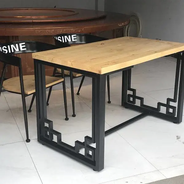 宴之美快餐桌西餐桌酒吧桌咖啡厅桌子定制