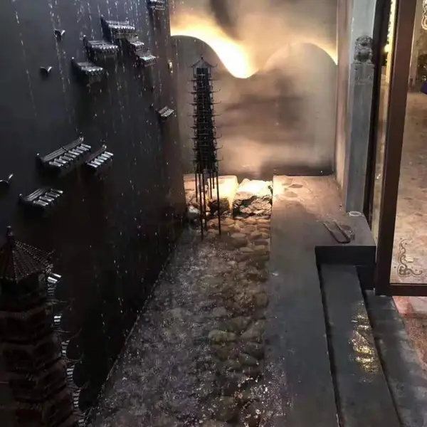 厂家定制倒流雨屋上海展览会道具网红倒流水滴全国直销