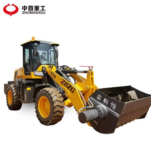 在没电野外施工混凝土搅拌斗装载机 帮您解决问题