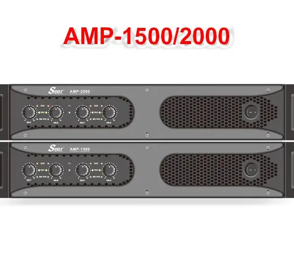 Seer音响开关电源功放(AMP-3000)朗声音响四通道2000W大功率舞台设备