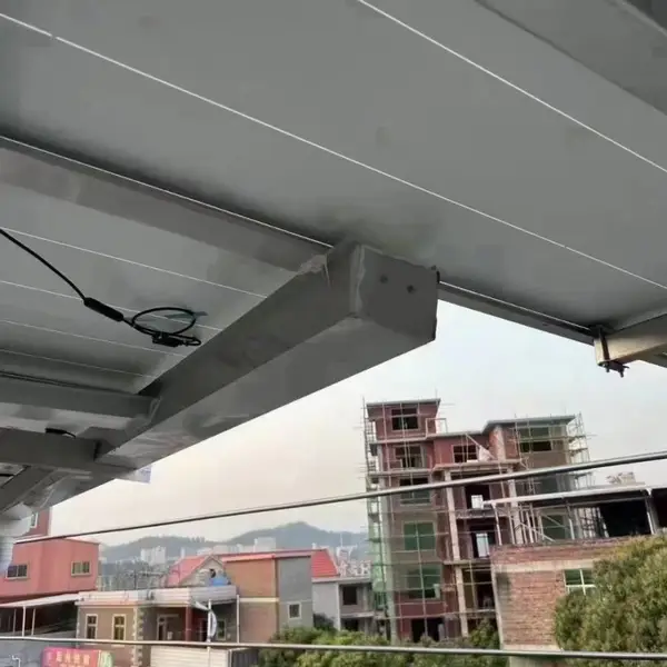 福州市公交站光伏发电车棚热镀锌喷漆H型钢主梁生产厂家