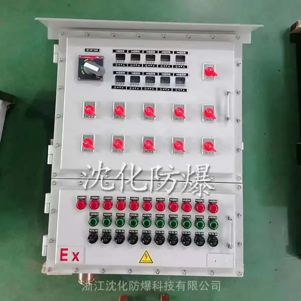 定制钢板焊接防爆配电柜 冷水机使用照明动力配电箱 PLC控制柜