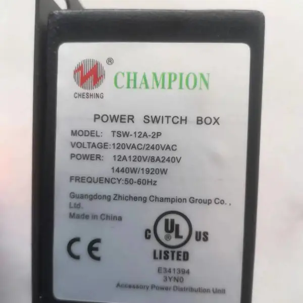 TSW-12A-2P CHAMPION电源切换装置SIRCA MBX10EM2限位开关盒