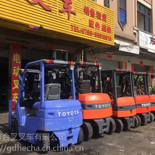 TOYOTA东莞哪家叉车租赁好 深圳叉车出租 丰田电力堆高机