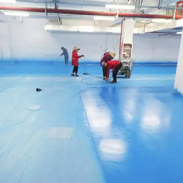 小区大型地下停车场施工纳米防滑地坪喷涂材料价 格
