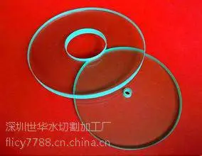 深圳龙岗区玻璃水切割 高精度水刀加工 切缝小 可加工150毫米厚