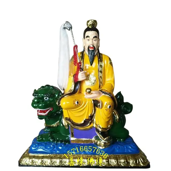 重庆北碚佛像雕塑厂供应太乙救苦天尊神像 寻声救苦天尊极彩神像 手工雕刻贴金