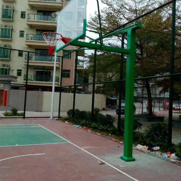 坪山学校固定式篮球架工厂直发方管圆管篮球架款式多送货安装