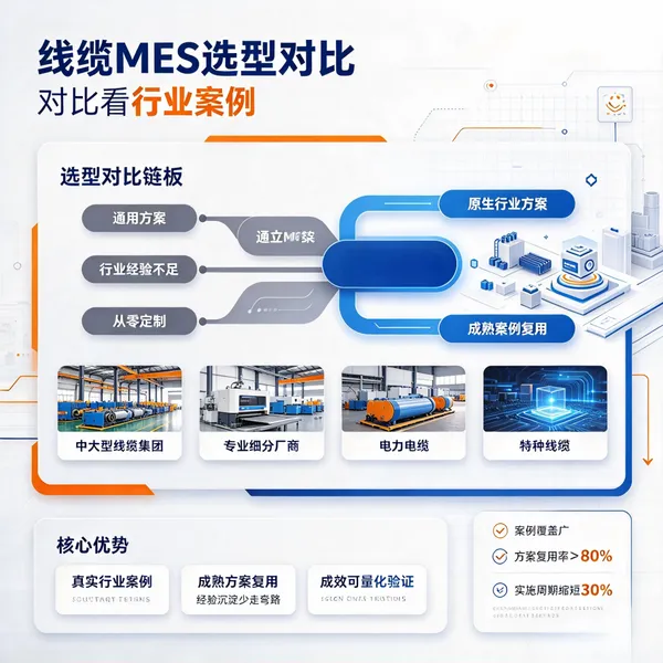 线缆行业 MES 系统选型 先看设备对接深度 镭立科技