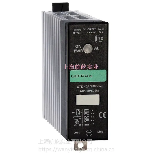 杰弗伦GTD系列电源逻辑控制诊断固态继电器GTD-40A-480-0