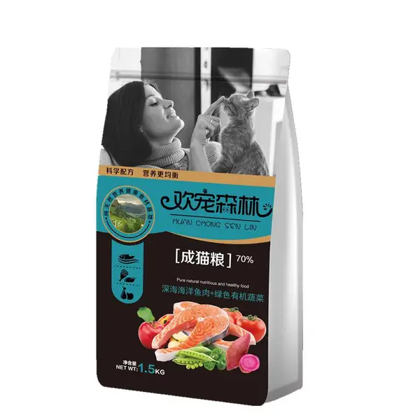 宠物猫粮代加工批发贴牌oem鲜肉无谷粮山东宠物食品加工厂