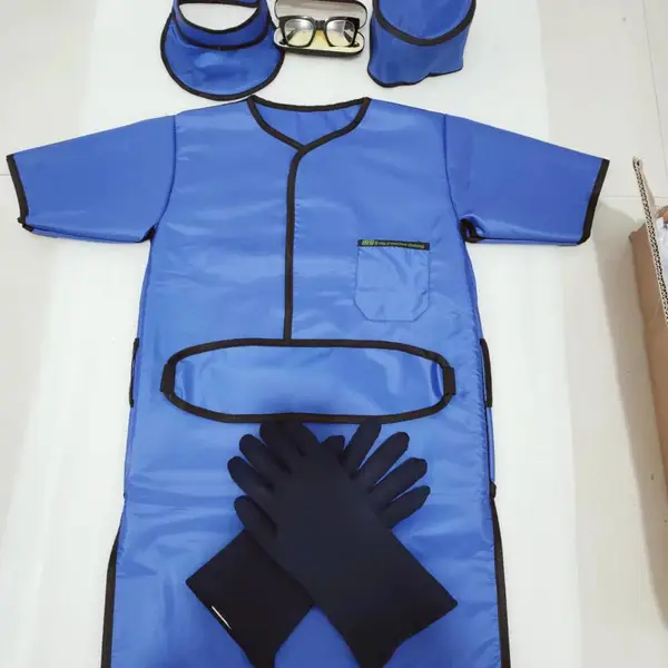 双面分体无袖防辐射铅衣介入马甲背心围裙衣服防辐射达标进口面料