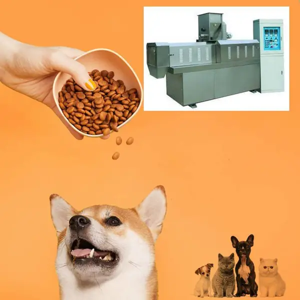 宠物全价猫粮颗粒生产机器 膨化成犬饲料加工机械