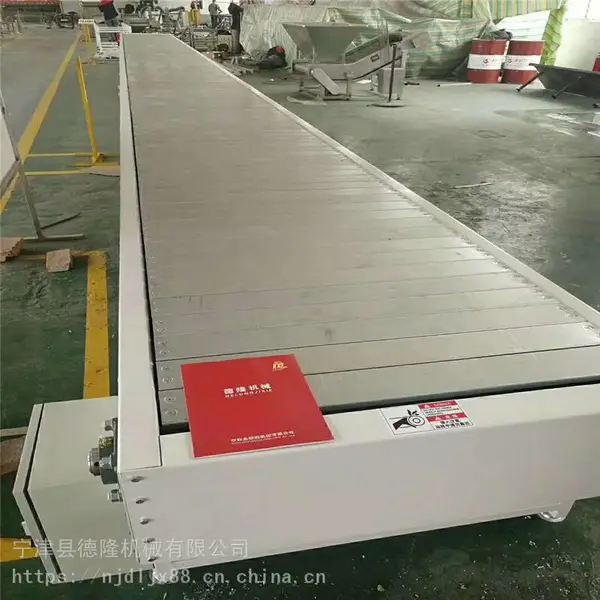 板链式输送线不锈钢链板输送线传送机冲孔链板输送机爬坡链板输送机厂家