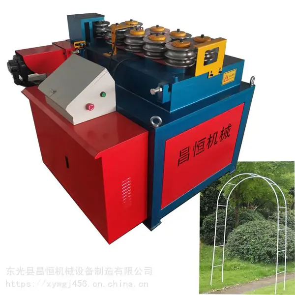 云南豆架数控弯管机 大棚骨架设备 钢材加工拉弯机