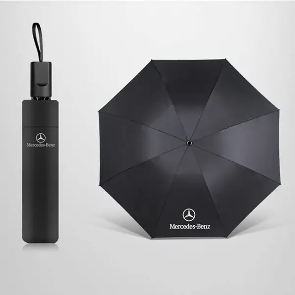 雨伞折叠手动开收伞 复古简约防晒遮阳伞 双人情侣加固防风三折伞