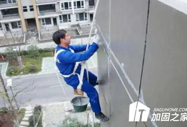 梅州外墙防水(盛拓建筑)蜘蛛人补漏工程