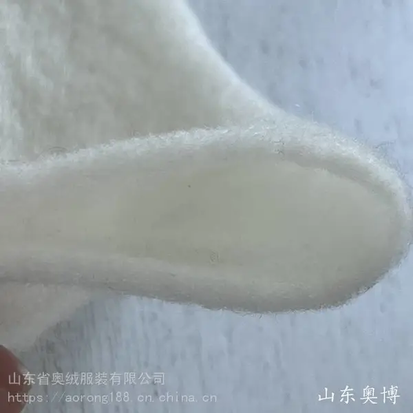 奥绒定制单面无纺布羊绒棉 ***女装填充用羊绒棉 毛条针刺棉