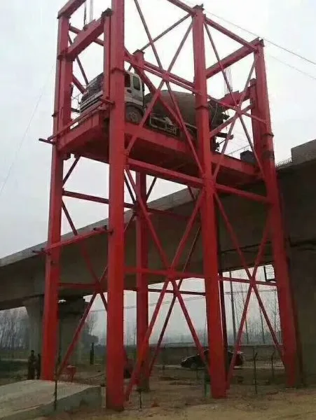 四柱举升机 启运液压设备 固定式升降台 郑州市汽车举升设备