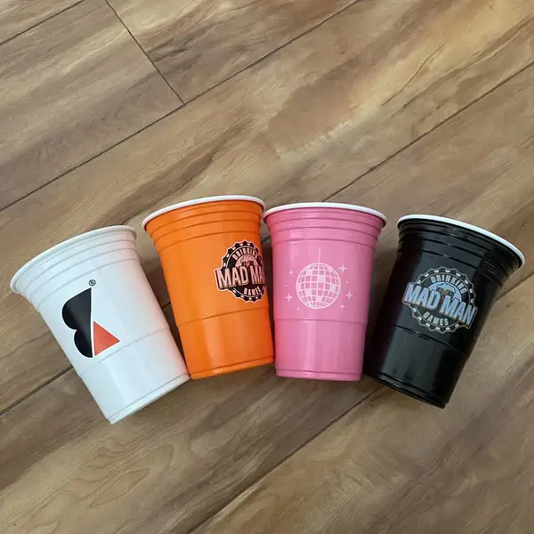 双色杯PSPP杯 beerpong游戏杯派对杯啤酒乒乓球游戏杯
