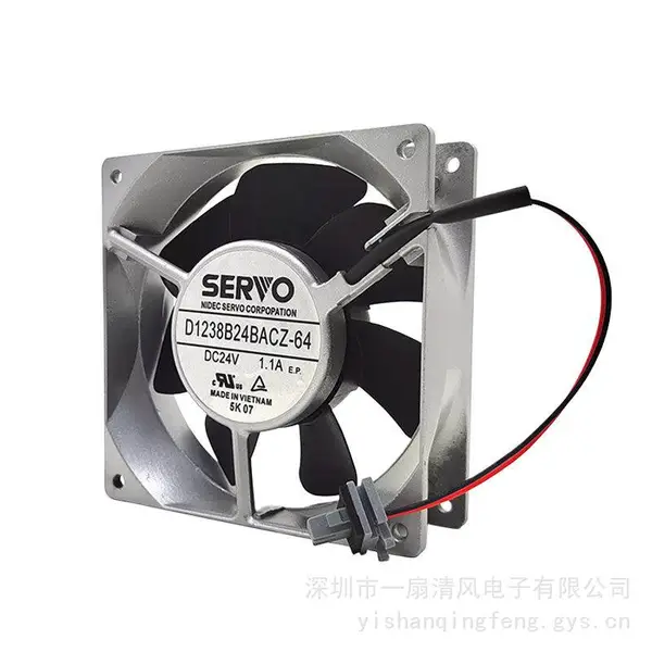 原装伺服SERVO D1238B24BACZ-64 DC24V 1.1A 12038变频器散热风扇