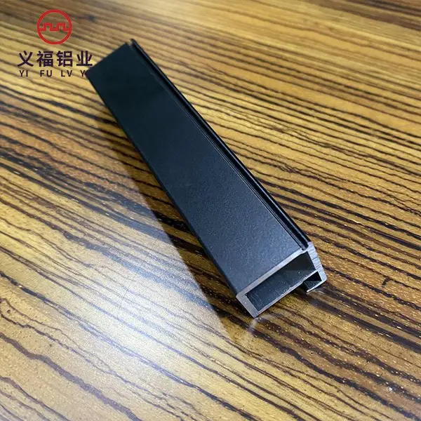 轻奢玻璃门铝材 极简平开门玻璃20边框型材厂家