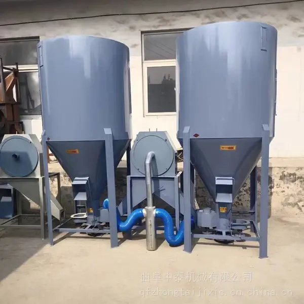 落地500kg精料混配机组 家庭牧场谷物掺拌器械 肉羊场精饲料调配柜