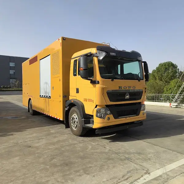 重汽豪沃大功率排水救险车 户外抢险救援 安装大流量水泵