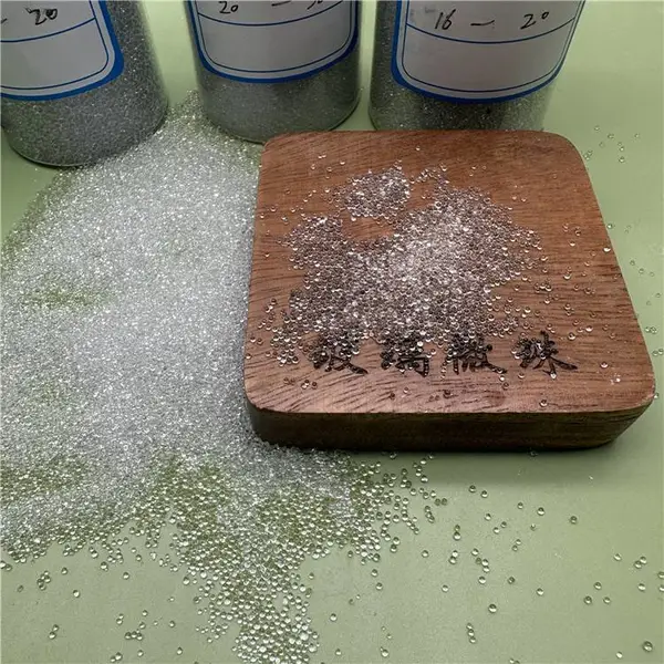 出口品质无铅透明玻璃珠工厂 重力毯重力被填充玻璃珠 玻璃微珠厂