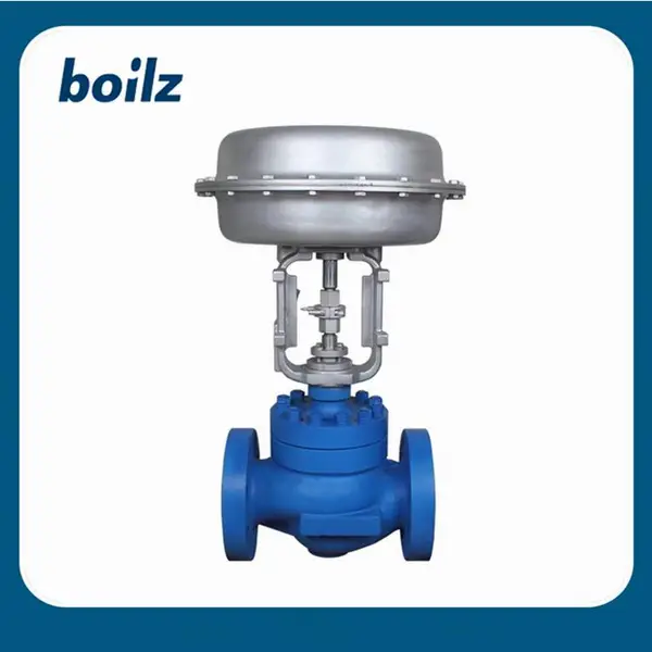 boilz不锈钢碳钢气动单座调节阀
