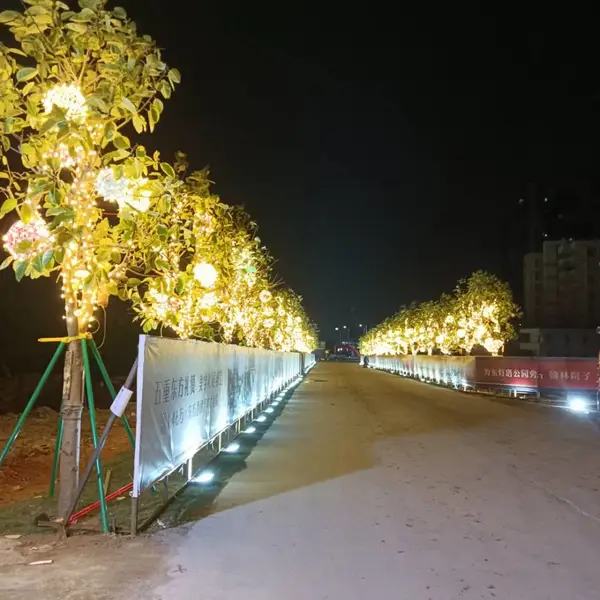 小区楼盘景区街道夜景亮化灯光/节日灯光/LED亮化工程/商业街灯光/文旅灯光
