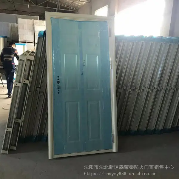 建筑用***乙级钢质防火门 单开对开全钢板压型防盗门 质量好证件齐