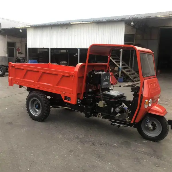 18马力柴油三轮车 2吨工程三轮自卸车 工地混凝土运输翻斗车