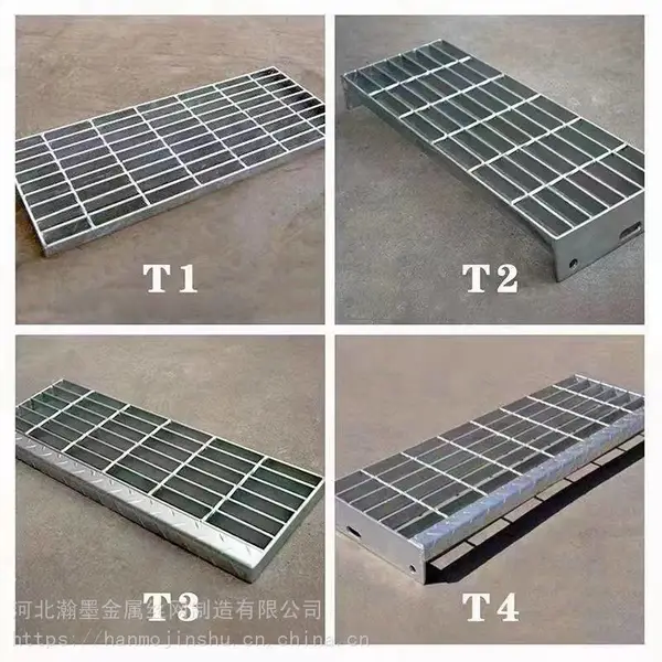 瀚墨 工厂楼梯踏步板 表面热镀锌处理 防腐防蚀